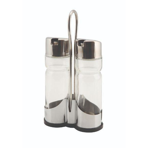 Oil & Vinegar Set With Stand