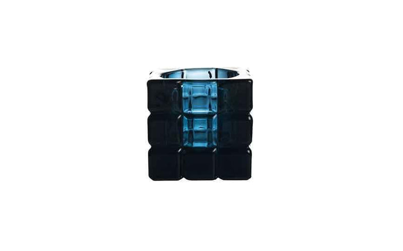 6.2 cl Tealight Holder Square Blue (Box of 36)