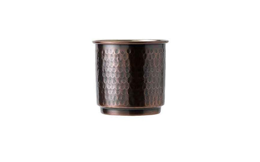 30cl/10.5oz  Antique Copper Hammered Tumbler with Nickel Lining 