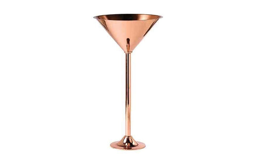 Copper Martini Bottle Holder with Stand 