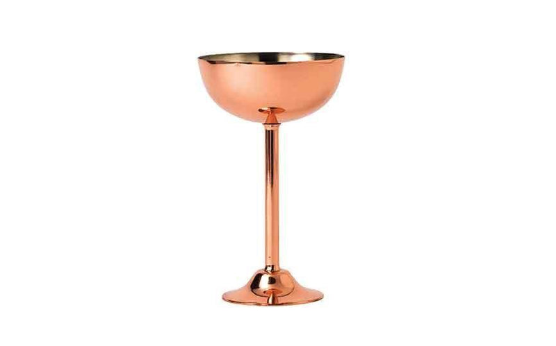 20.5cl/7.25oz  Copper Wine Goblet Non Allergenic Lining 