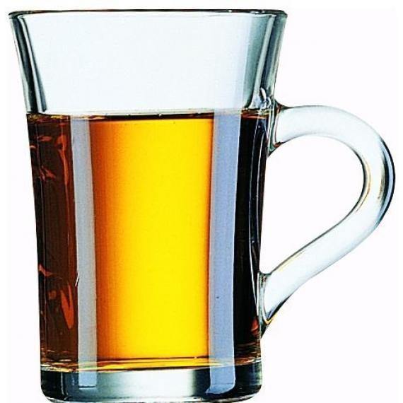 Arcoroc Bock Mugs Hot Drinks - Fully Tempered  Clear Mug Tea(23cl)(8oz) (Box of 48) - Smashing Supplies