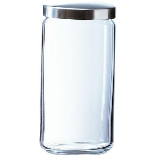 Luminarc Box Mania Jars (Metal Effect Lid) Metal Lid)(1.5L)(52.8oz) (Box of 24) - Smashing Supplies