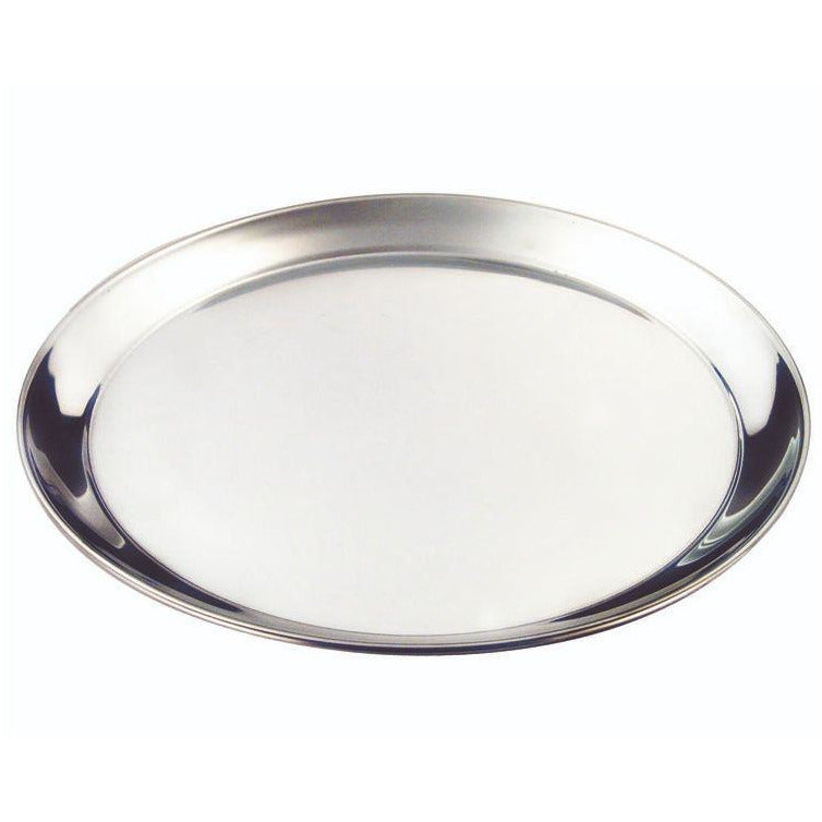 S/St. 14" Round Tray 350mm