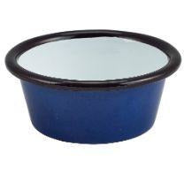 Enamel Ramekin Blue 8cm Dia 90ml/3.2oz