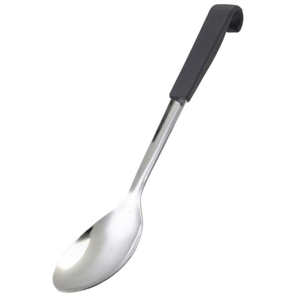Black Handled Serving Spoon 34cm