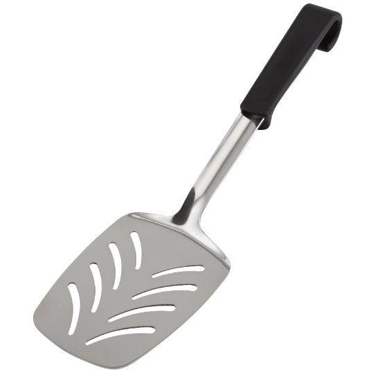 Plastic Handle Slotted Turner Black