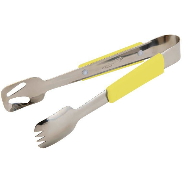 Plastic Handle Buffet Tongs Yellow