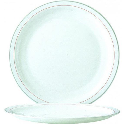 Arcoroc Valerie Opal Dinnerware r Plate(23.5cm)(9.3") (Box of 24) - Smashing Supplies