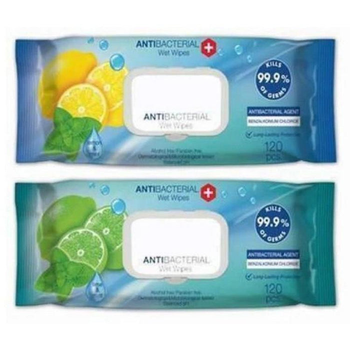 Anti Bacterial Wipes (5 x Pack 120)
