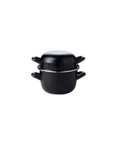  Mussel Casserole Dish and Cover (Black) (Box of 6)