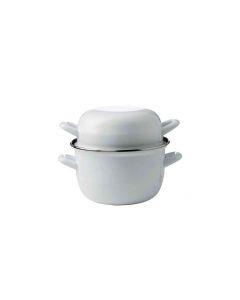 Mussel Casserole Dish and Cover (White) (Box of 6)