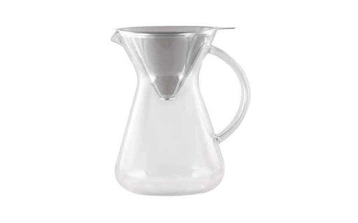 12 cl (60 oz) Glass Slow Coffee Maker Silver 0.6L (Box of 1)