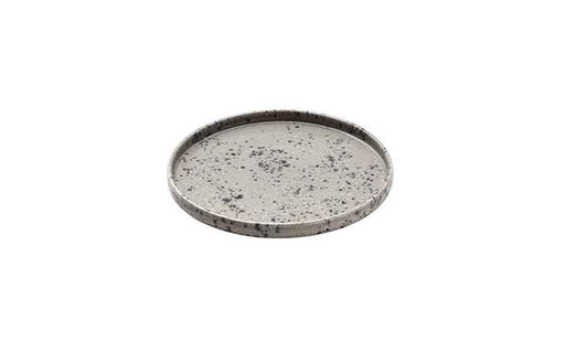 580 cl Nara Spotted Light - Stoneware Nara Spotted Light Flat Round Plate (Box of 6)