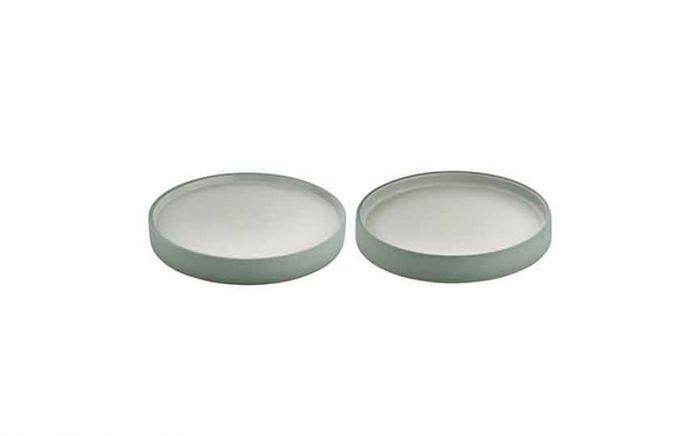 670 cl 2in1 Artisan Grey-White 2 in 1 Plate Flate/Halfdeep Plate 21cm (Box of 1)