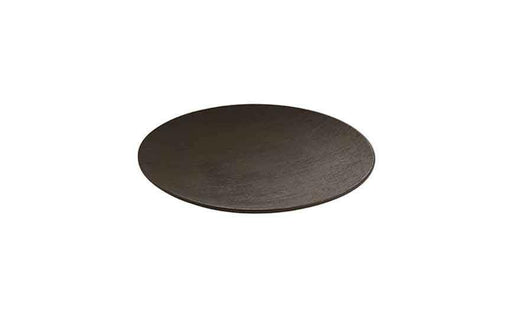 Brush Black Brush Plate Flat Coup Round 22cm (Box of 6)