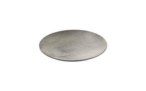 Brush Grey Brush Plate Flat Coup Round 22cm (Box of 6)