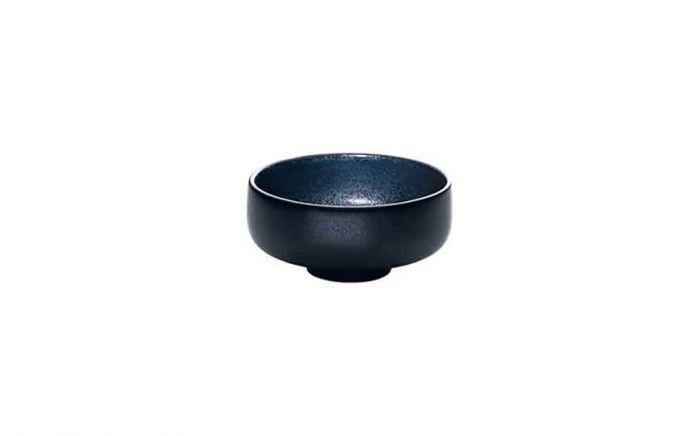 12 cl (150 oz) Nara Black - Stoneware Nara Black Round Dip Dish (Box of 12)