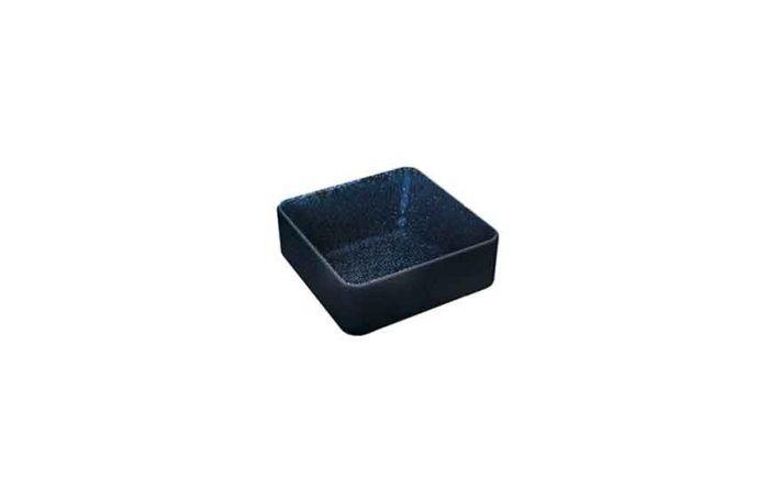 9 cl (19 oz) Nara Black - Stoneware Nara Black Deep Square Bowl (Box of 6)