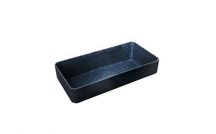 18 cl (42 oz) Nara Black - Stoneware Nara BlackDeep Rectangular Bowl (Box of 6)