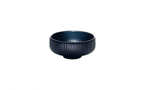 33 cl (310 oz) Nara Black - Stoneware Nara Black Relief Round Bowl (Box of 6)