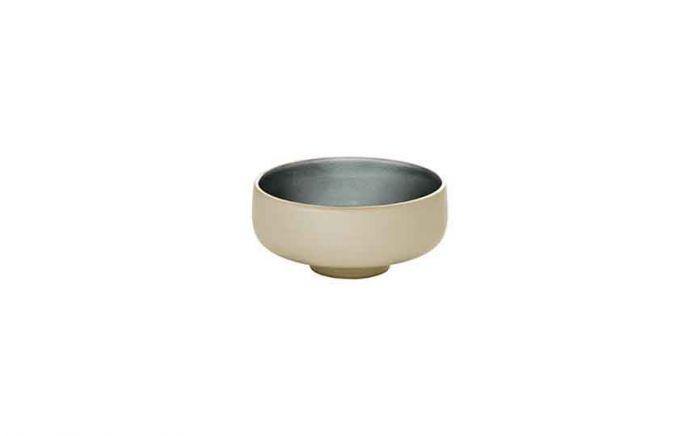 12 cl (127 oz) Nara Grey - Stoneware Nara Grey Round Dip Dish (Box of 12)