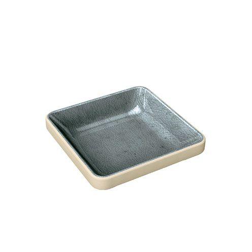 9 cl (8 oz) Nara Grey - Stoneware Nara Grey Flat Square Bowl (Box of 6)