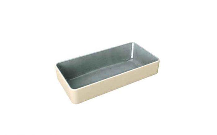 18 cl (390 oz) Nara Grey - Stoneware Nara Grey Deep Rectangular Bowl (Box of 6)