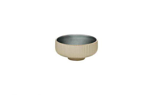12 cl (137 oz) Nara Grey - Stoneware Nara Grey Relief Dip Dish (Box of 12)