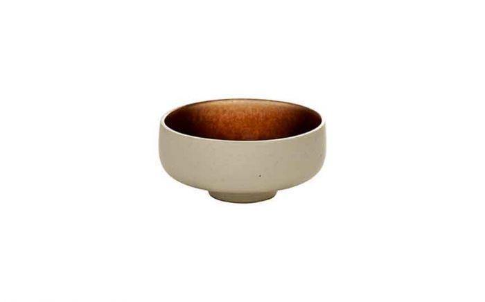 33 cl (300 oz) Nara Brown - Stoneware Nara Brown Round Bowl (Box of 6)