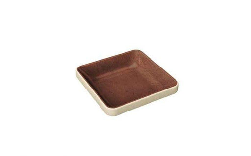9 cl (8 oz) Nara Brown - Stoneware Nara Brown Flat Square Bowl (Box of 6)
