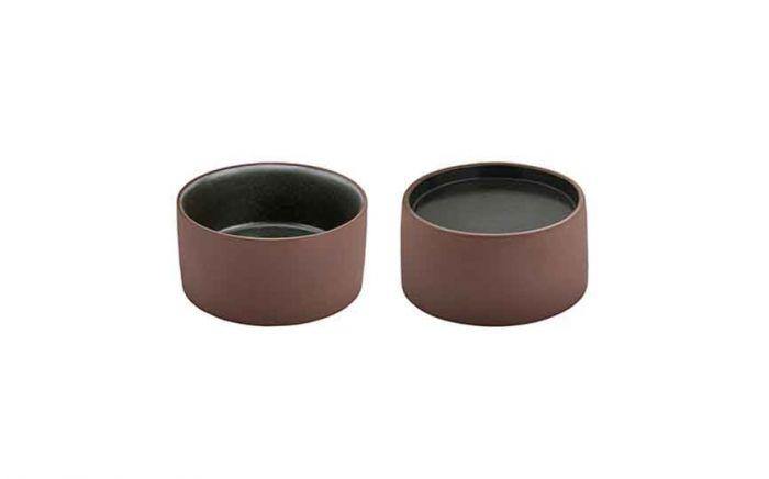 1 cl (820 oz) 2in1 Artisan Brown-Black 2in1 Bowl/Plateau16cm (Box of 1)