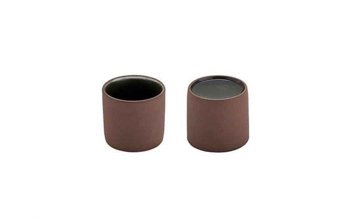 20 cl (195 oz) 2in1 Artisan Brown-Black 2in1 Mug/Plateau (Box of 6)