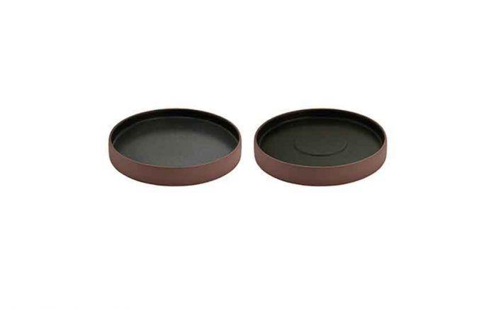 360 cl 2in1 Artisan Brown-Black 2in1 Plate/Saucer (Box of 6)