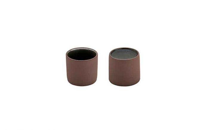 9 cl (130 oz) 2in1 Artisan Brown-Black 2in1 Expresso Cup/Plateau (Box of 6)