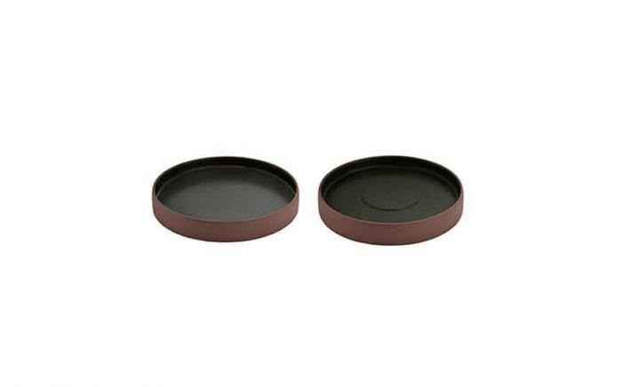 285 cl 2in1 Artisan Brown-Black 2in1 Plate/Expresso Saucer 14cm (Box of 6)