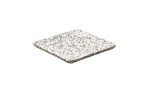 18 cl (836 oz) Natural Stone Terrazzo Dark Square Platter (Box of 1)