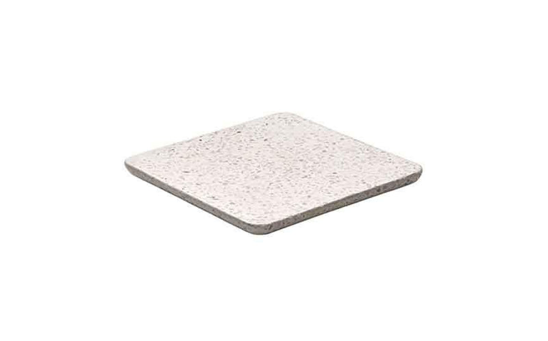 18 cl (798 oz) Natural Stone Terrazzo Light Square Platter (Box of 1)