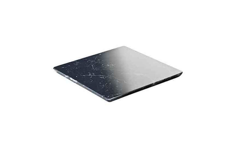 18 cl (995 oz) Natural Stone Black Marble Square Platter (Box of 1)