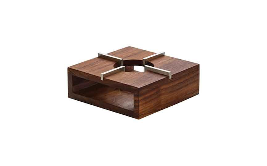 14 cl (366 oz) Wood Walnut Teapot Warmer (Box of 1)