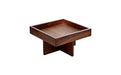 18 cl (442 oz) Wood Ananti Walnut Square Box in 8cm Stand (Box of 1)