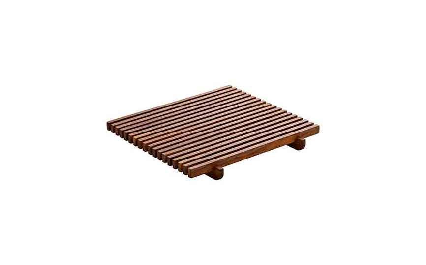 18 cl (131 oz) Wood Walnut Square Crumb Grid (Box of 2)