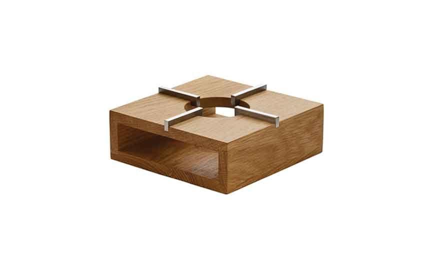 14 cl (366 oz) Wood Walnut Square Teapot Warmer (Box of 1)