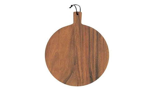 35 cl (800 oz) Wood Acacia Wood Round Serving Board with Handle (Box of 1)