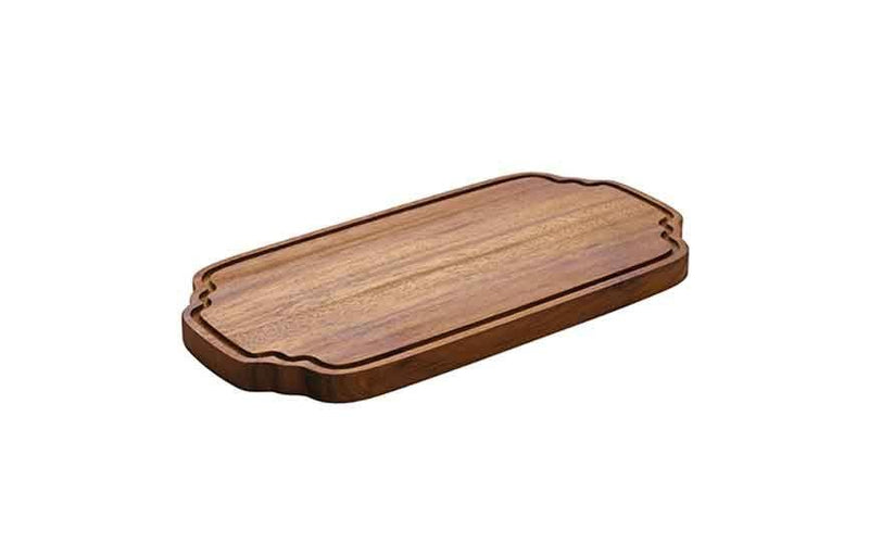 36 cl (686 oz) Wood Serving-Board with Grooves (Box of 1)