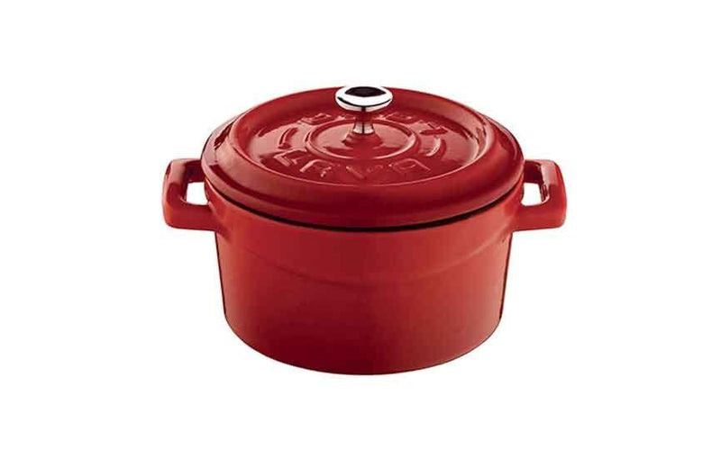 35 cl (1040 oz) Cast Iron Cast Iron Cocotte Red 10cm (Box of 1)