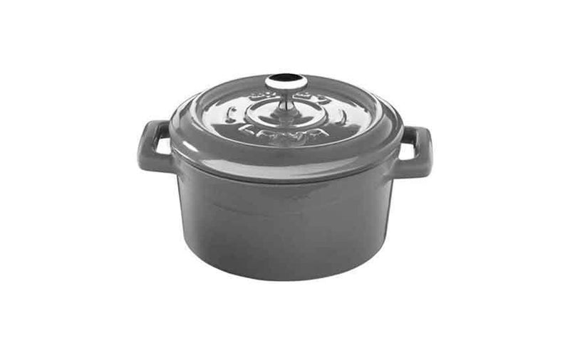 35 cl (1040 oz) Cast Iron Cast Iron Cocotte Grey 10cm (Box of 1)