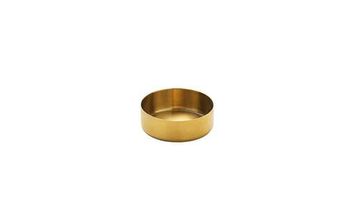 11 cl (67 oz) Stainless Steel Bowl Gold Coloured Small 8cm PVD Coated (Box of 6)