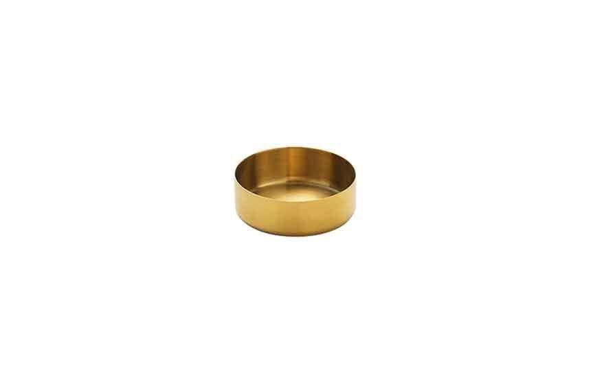 11 cl (67 oz) Stainless Steel Bowl Gold Coloured Small 8cm PVD Coated (Box of 6)