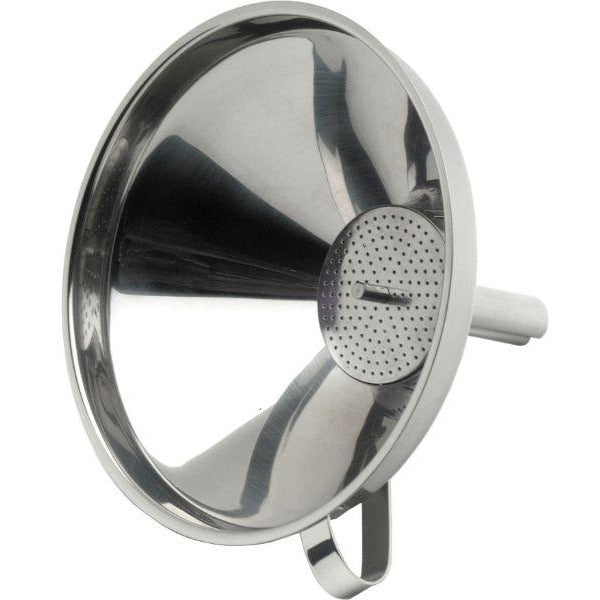 S/St.5"Funnel With Removable Strainer